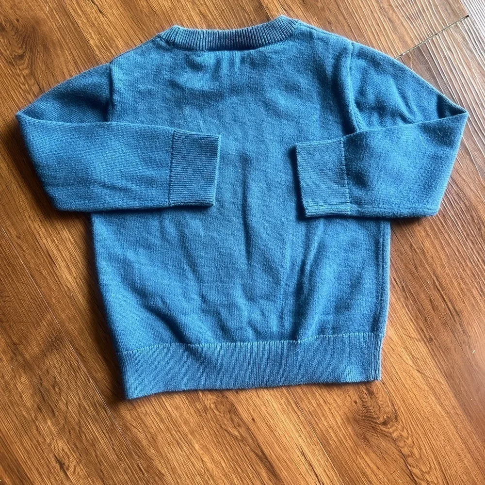 Baby Gap Disney Mickey Mouse Intarsia Sweater Kids 3Y Blue Gray Red